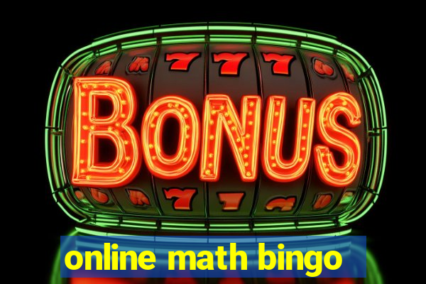 online math bingo