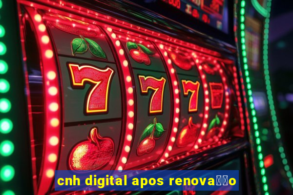 cnh digital apos renova莽茫o