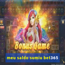 meu saldo sumiu bet365