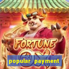 popular payment methods online casinos