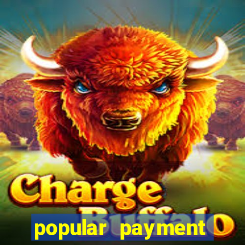 popular payment methods online casinos