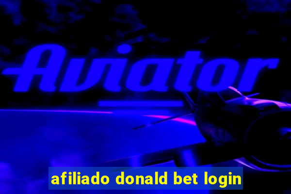 afiliado donald bet login