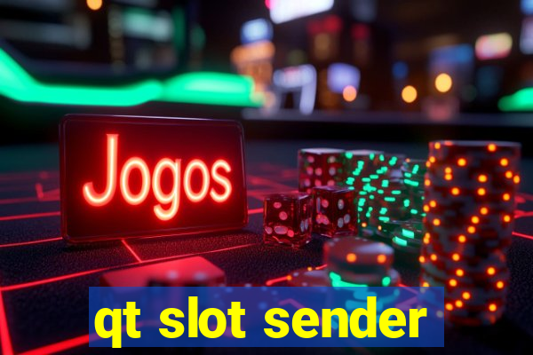 qt slot sender