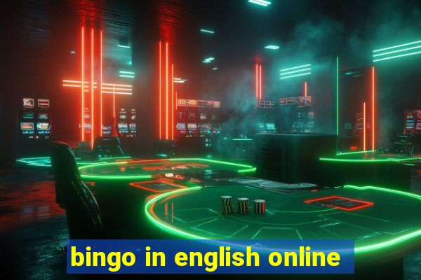 bingo in english online