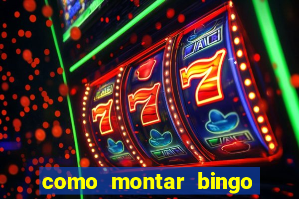 como montar bingo brinquedos toia