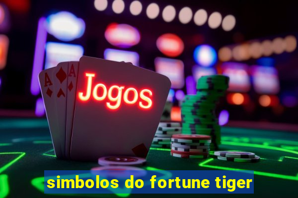 simbolos do fortune tiger