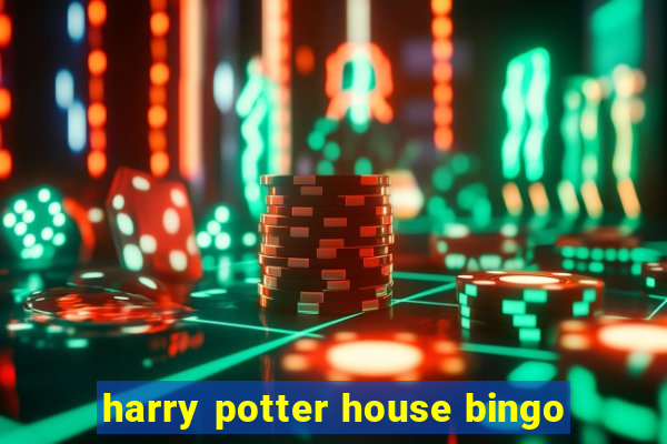 harry potter house bingo