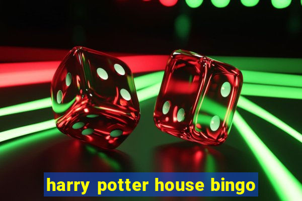 harry potter house bingo