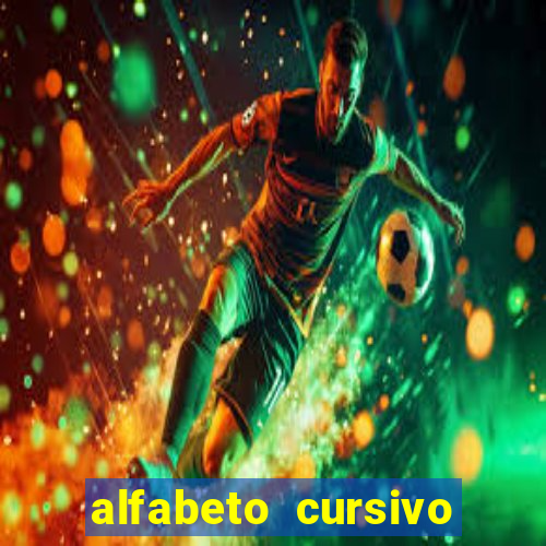 alfabeto cursivo para treinar caligrafia