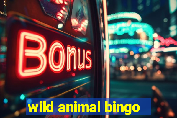 wild animal bingo