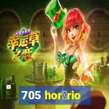 705 hor谩rio