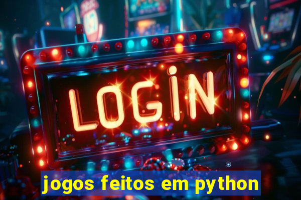 jogos feitos em python