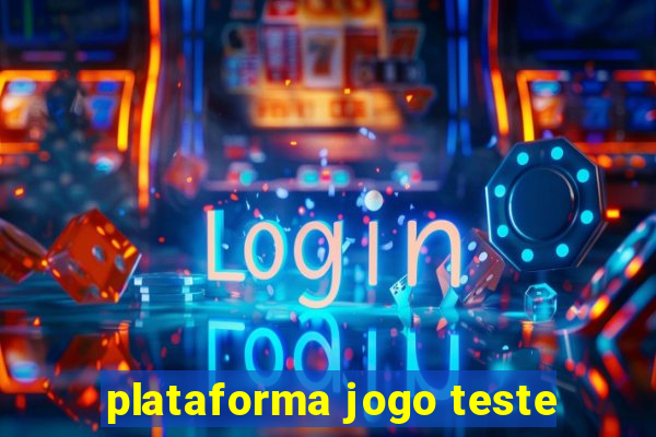 plataforma jogo teste