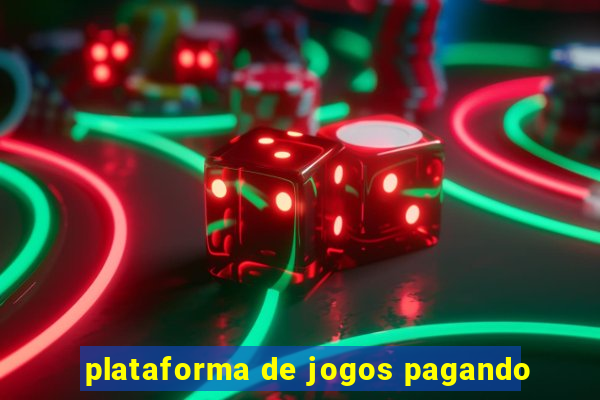 plataforma de jogos pagando