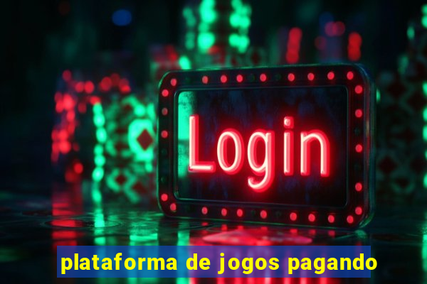 plataforma de jogos pagando