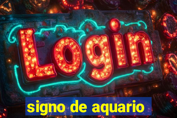 signo de aquario