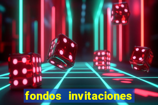 fondos invitaciones de bingo para editar