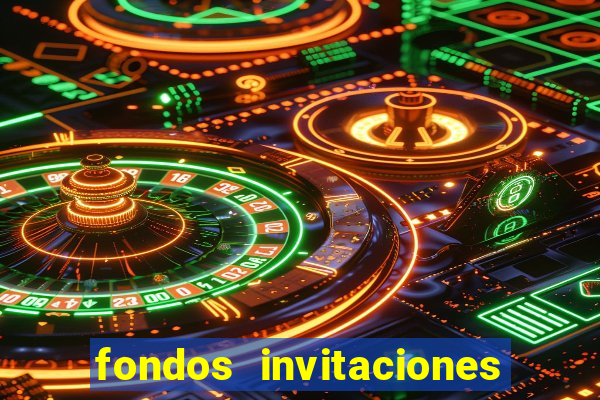 fondos invitaciones de bingo para editar