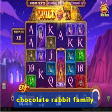 chocolate rabbit family