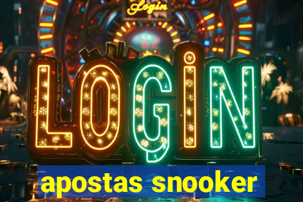 apostas snooker