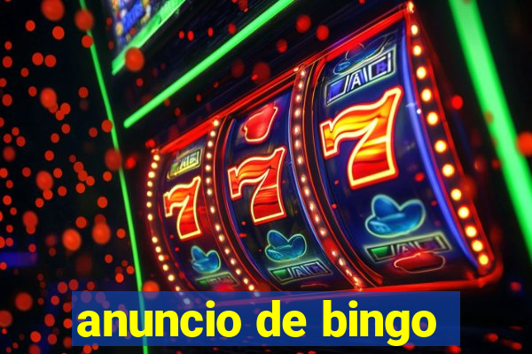 anuncio de bingo