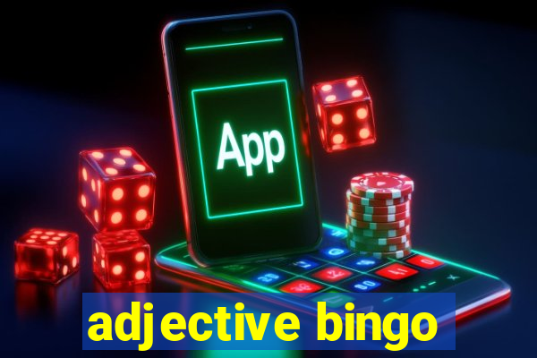 adjective bingo