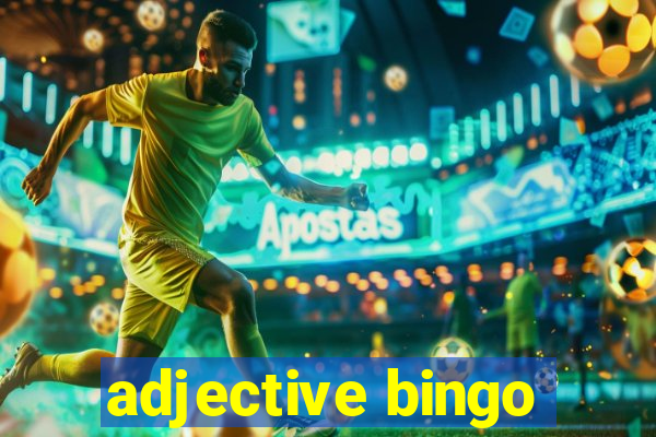 adjective bingo