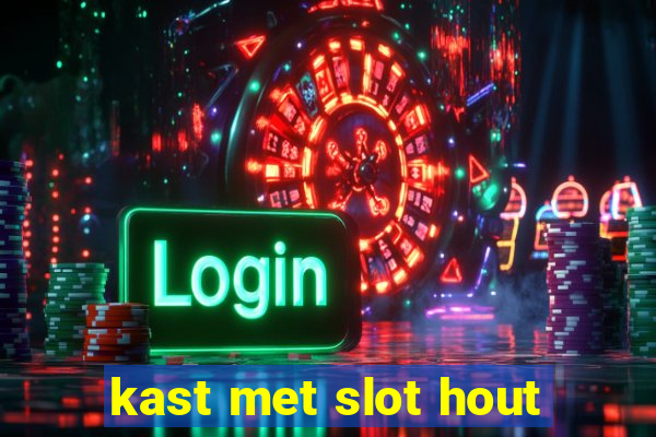 kast met slot hout