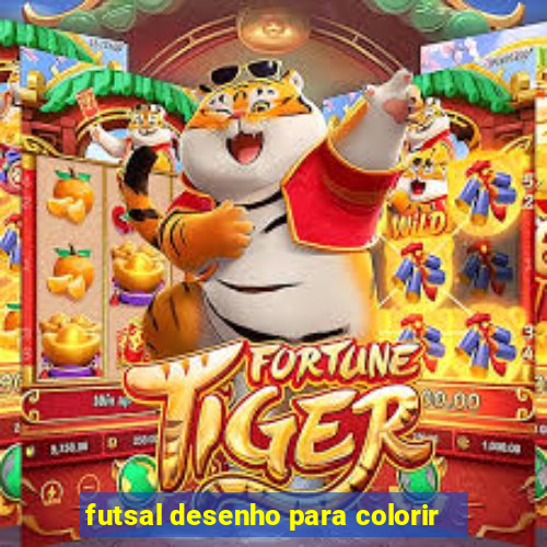 futsal desenho para colorir