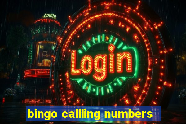 bingo callling numbers