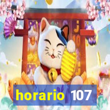 horario 107