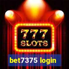 bet7375 login