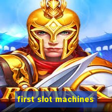 first slot machines