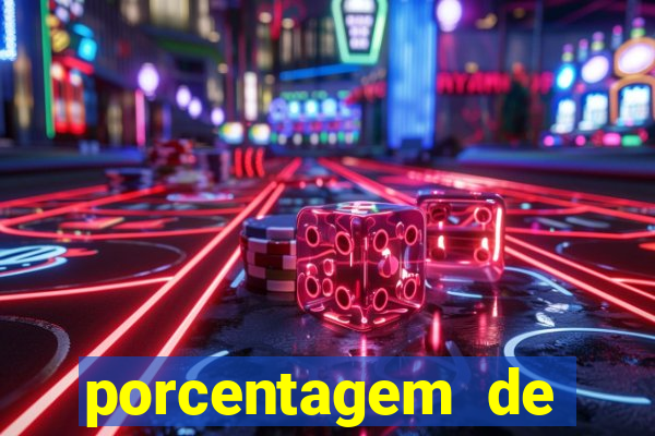 porcentagem de jogos slots