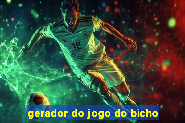 gerador do jogo do bicho