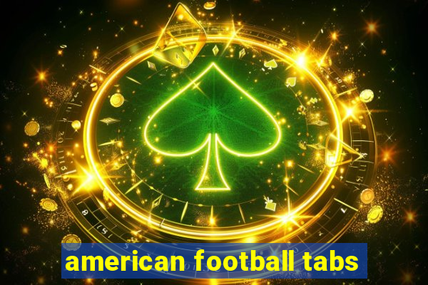 american football tabs