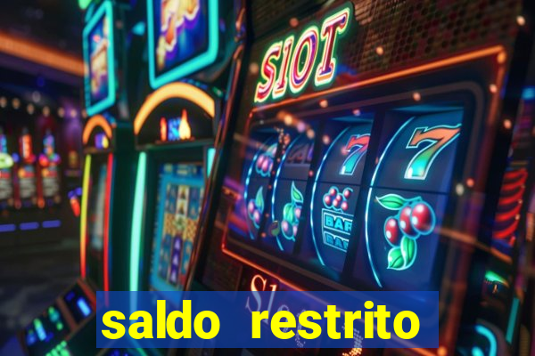 saldo restrito sporting bet