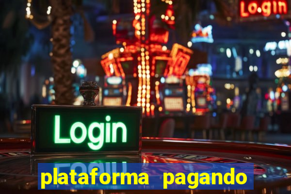 plataforma pagando muito fortune tiger