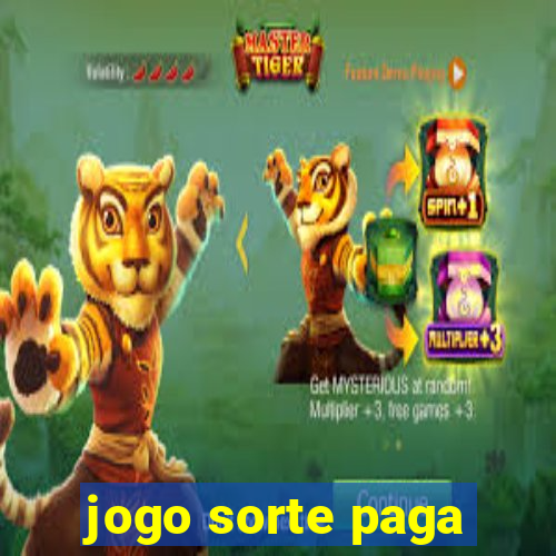 jogo sorte paga