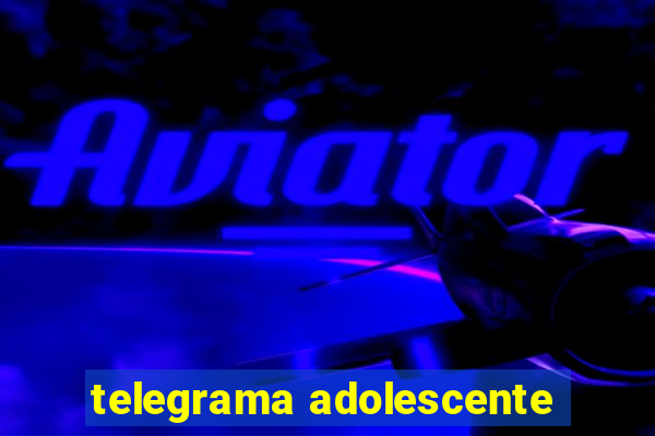 telegrama adolescente