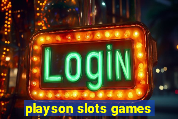 playson slots games