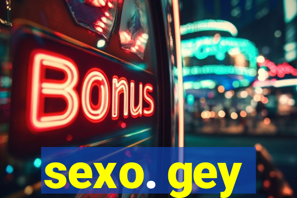 sexo. gey