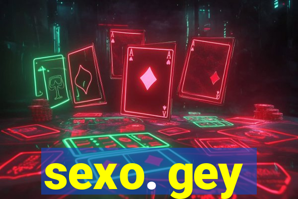 sexo. gey