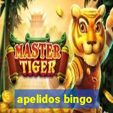 apelidos bingo