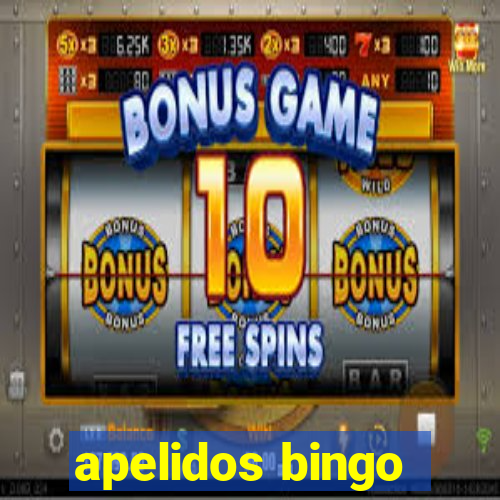 apelidos bingo