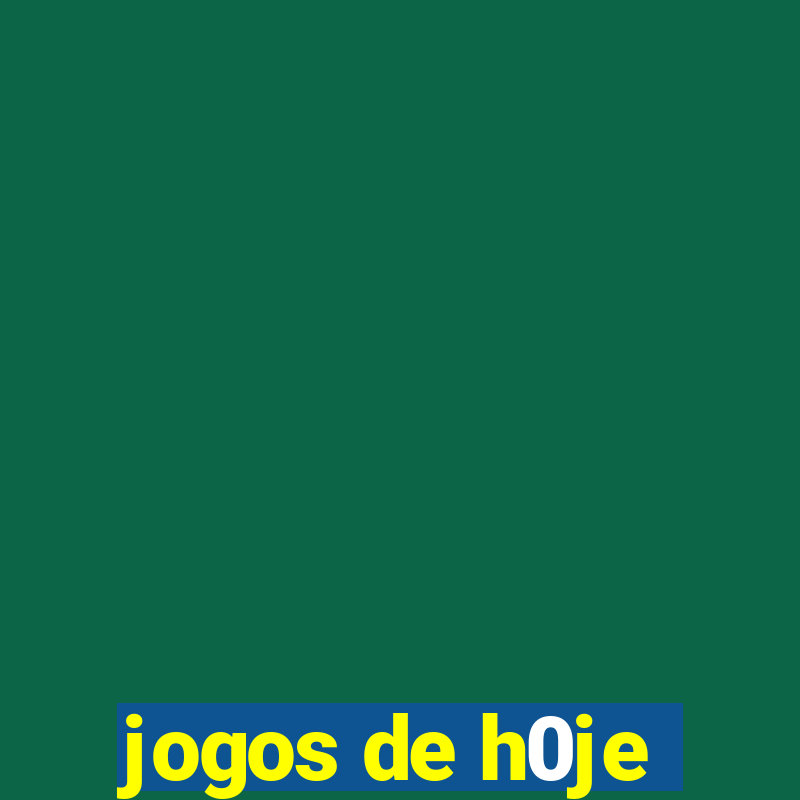 jogos de h0je