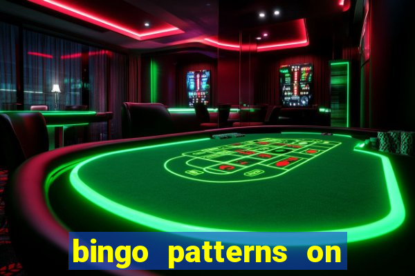 bingo patterns on slot machines