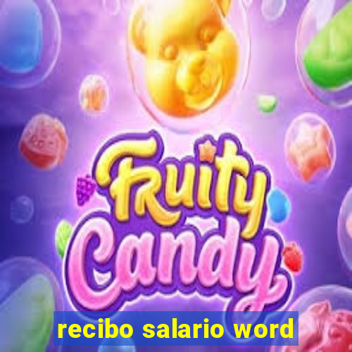 recibo salario word