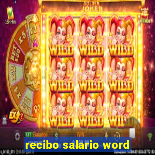 recibo salario word