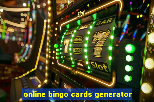 online bingo cards generator